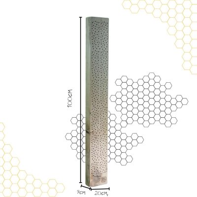 Holzbalken Nisthilfe Massivholz XL 100cm
