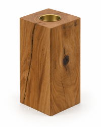 Teelichthalter aus Eiche 20 cm