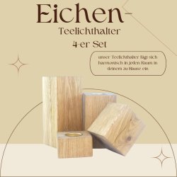 Teelichthalter 4er Set