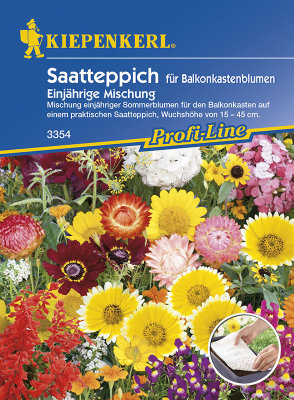 Saatteppich für Balkonkastenblumen, Kiepenkerl