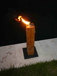 Metallfuß Bodenplatte DIY Altholz Lampe Gewicht Holz