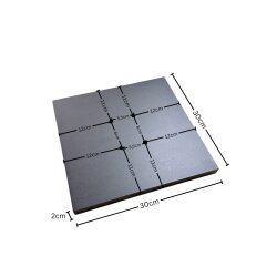 Metallfuß Bodenplatte XL Gewicht Altholz DIY Altholzlampe