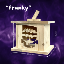 Holzkürbis "franky" - Holz Teelicht als...