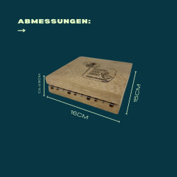 Wildbienen Schaukasten – Beobachtungskasten für Wildbienen, Lernen und Naturerlebnis